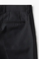 Slim-Fit Wool-Blend Tuxedo Pants