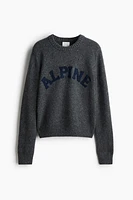 Text-Motif Sweater