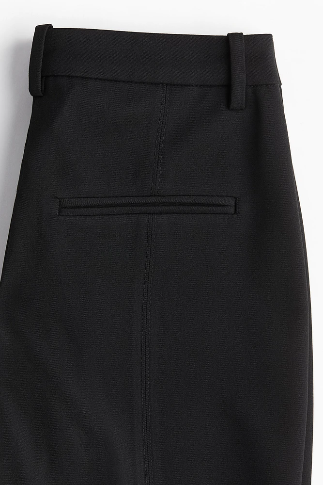 Slit-Hem Pants