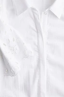 MAMA Robe chemisier en coton