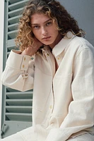 Chemise à enfiler en denim
