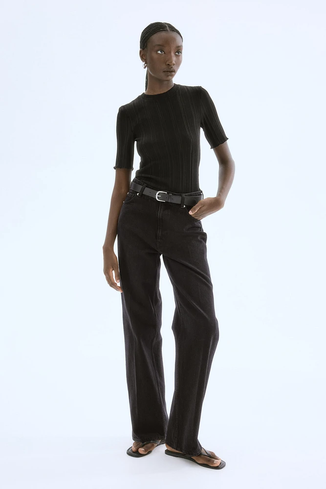Rib-Knit Top