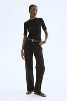 Rib-Knit Top