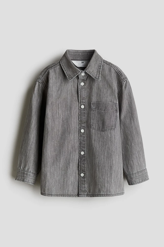 Cotton Denim Shirt
