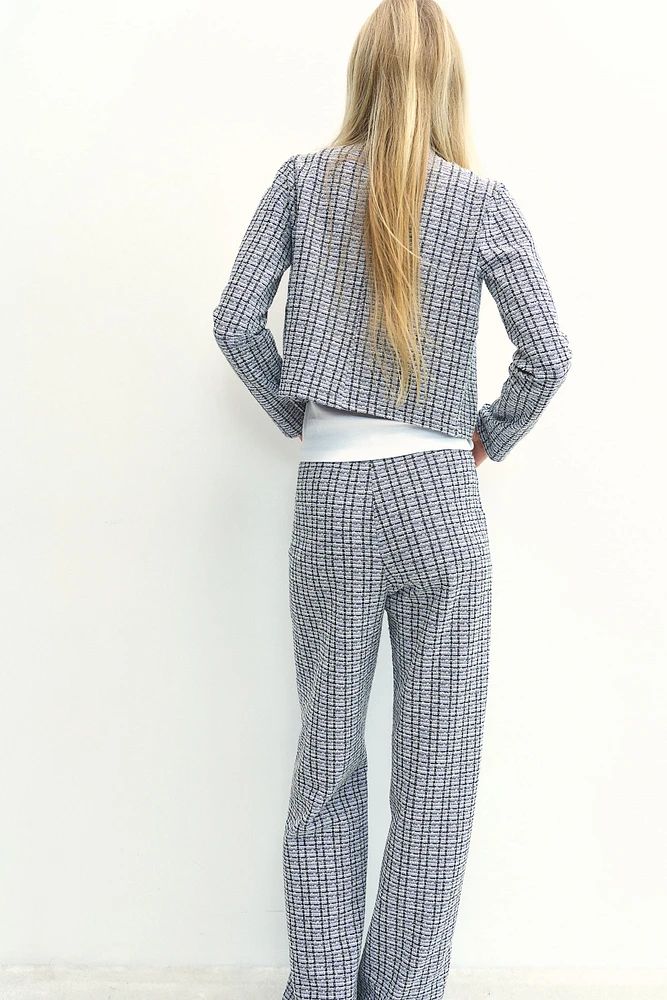 Textured Jersey Pants