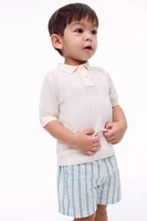 Linen-Blend Shorts