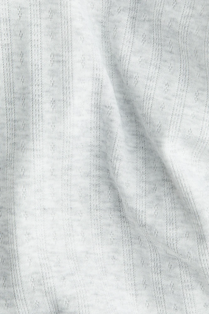 Pointelle Jersey Pants