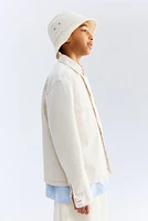 Loose-Fit Twill Overshirt