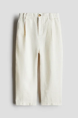 Loose-Fit Linen Pants