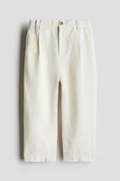 Loose-Fit Linen Pants