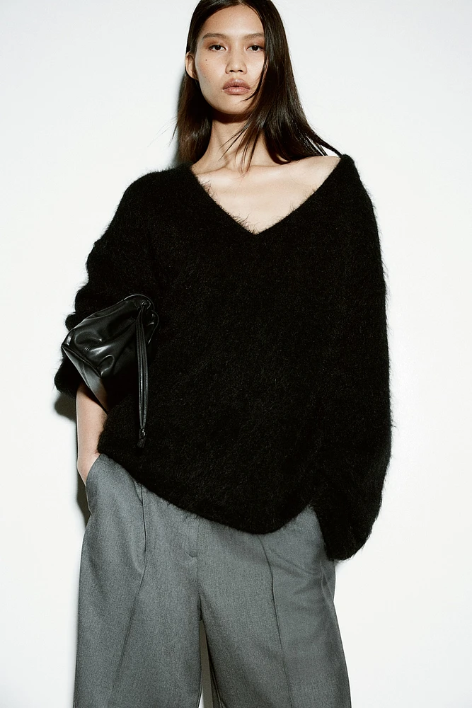 Oversized Mohair-Blend Sweater