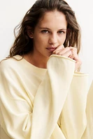 Roll-edge Sweater