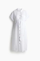 Robe chemise MAMA en mousseline