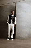 Loose Fit Baseball Jacket