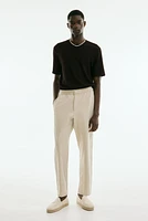 Regular Fit Rib-knit T-shirt
