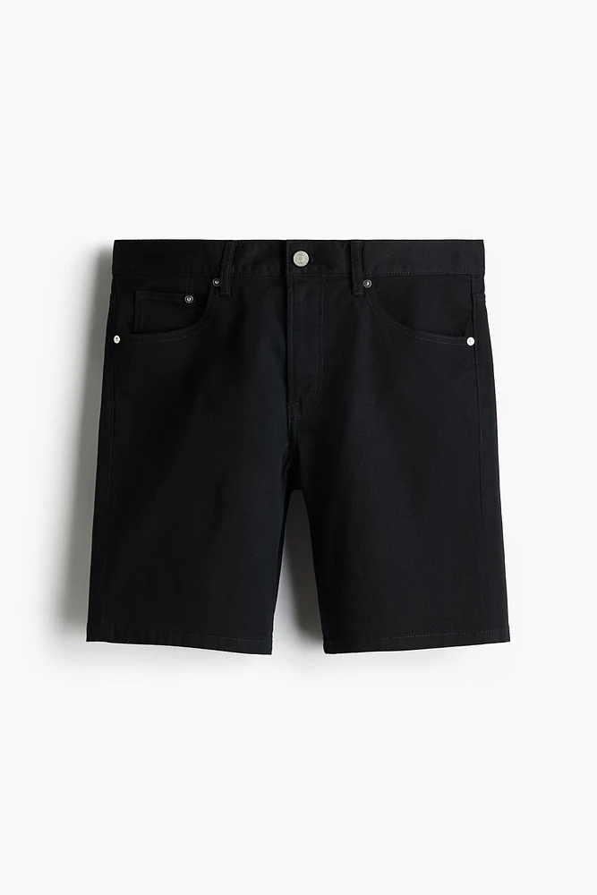 Regular-Fit Twill Shorts