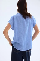 Cotton Muslin Blouse
