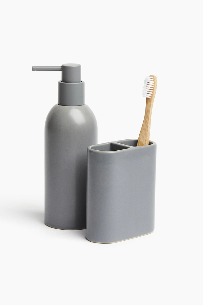 Stoneware Soap Dispenser