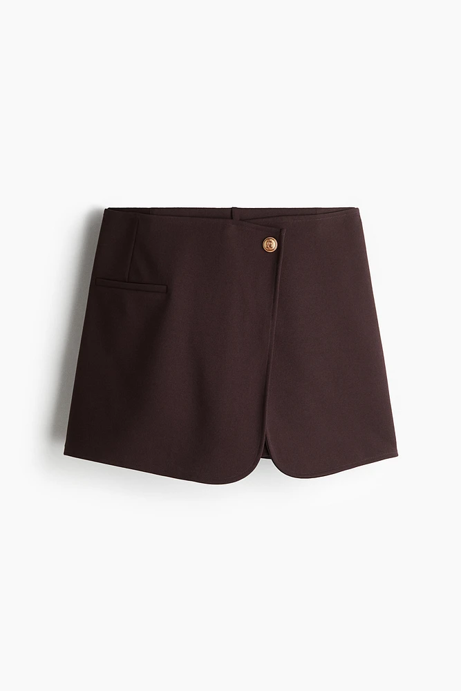 Jupe-short en interlock