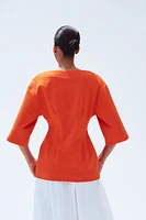 T-Shirt with Defined Waist