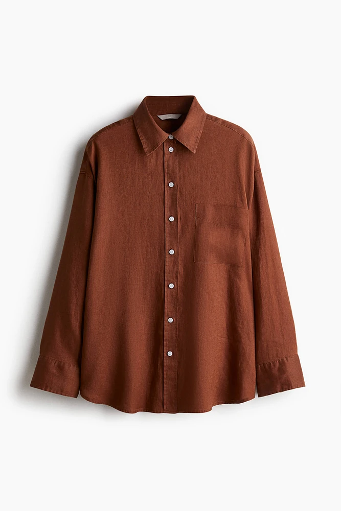 Oversized Linen Shirt