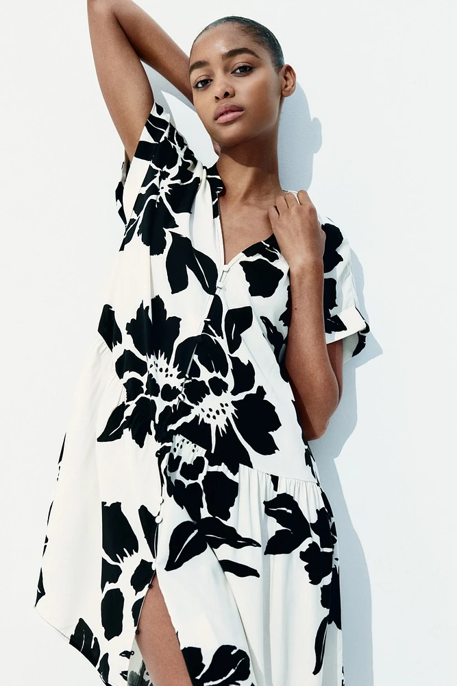Crinkled Tunic Dress