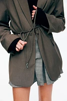 Tie-belt Jacket