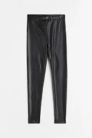 Coated Leggings