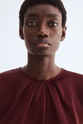 Pleat-Front Blouse