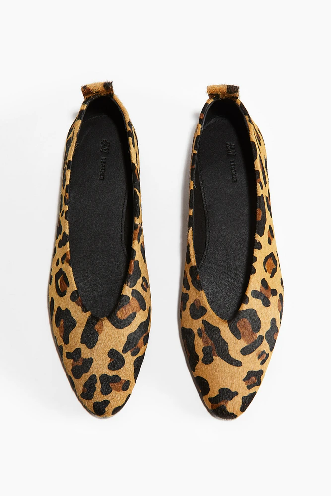 Leather Ballet Flats