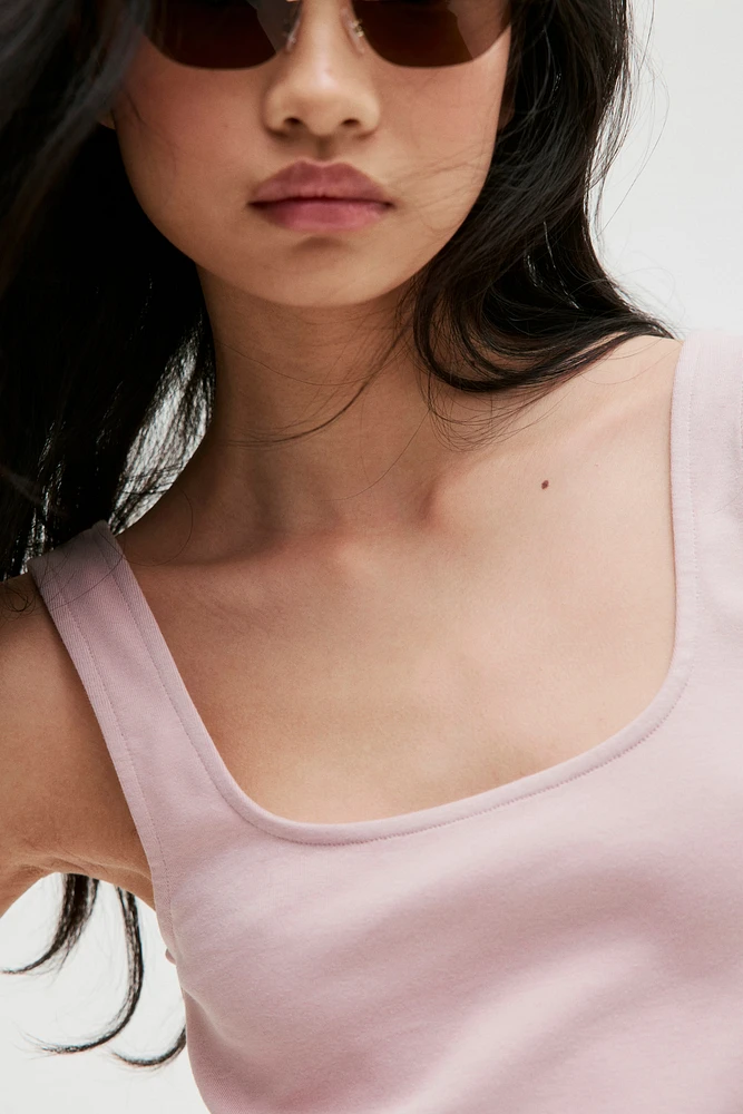 Bubble-Hem Tank Top