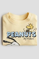 T-shirt en coton avec motif imprimé