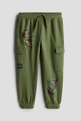 Pantalon de jogging cargo imprimé