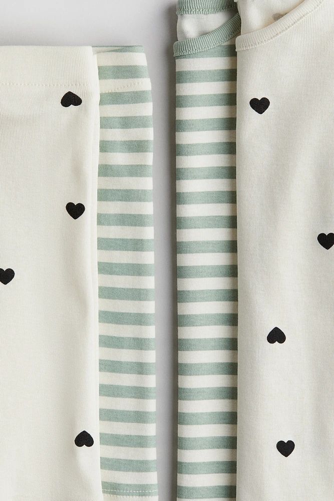 2-pack Printed Jersey Pajamas