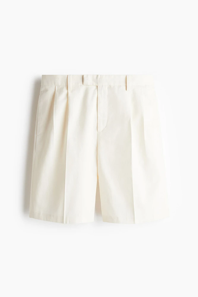 Relaxed-Fit Twill Bermuda Shorts