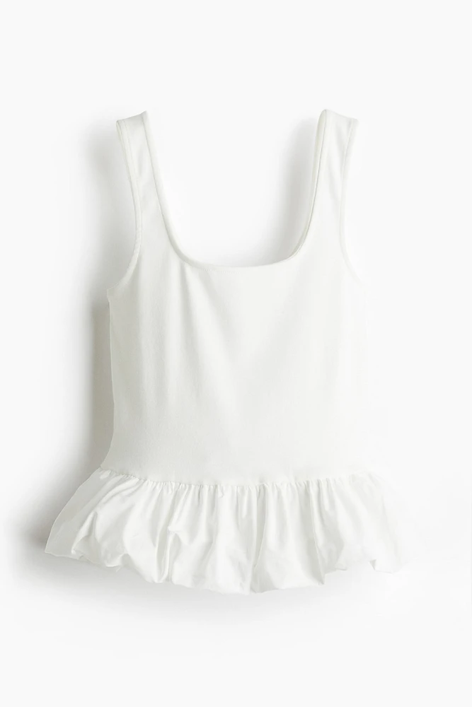Camisole à effet bouffant