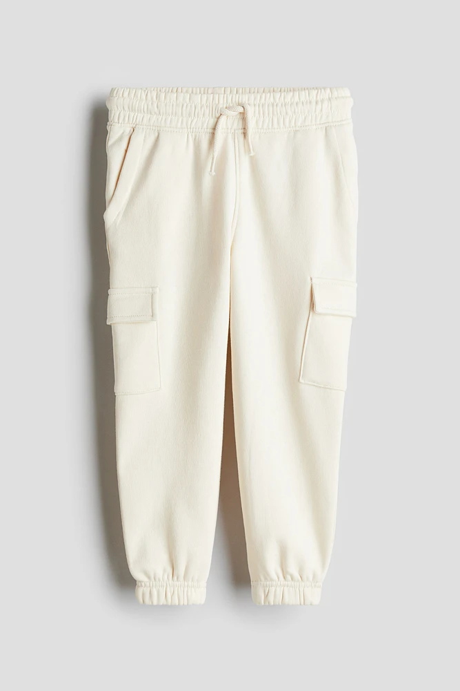 Brushed-Inside Cargo Joggers