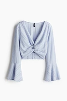 Twist-Detail Crop Top