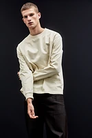 Loose-Fit Long-Sleeved Jersey Shirt