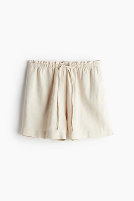 Short en lin mélangé