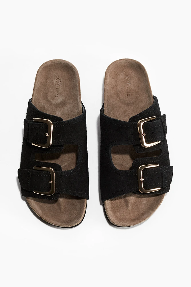 Suede Sandals