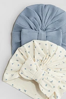 2-pack Knot-detail Hats
