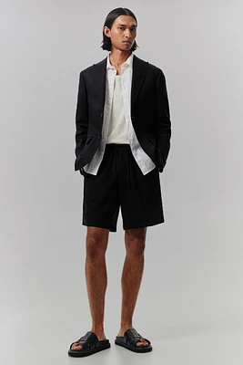 Relaxed-Fit Linen-Blend Shorts
