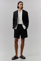 Relaxed-Fit Linen-Blend Shorts