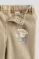 Tapered Cotton Jeans