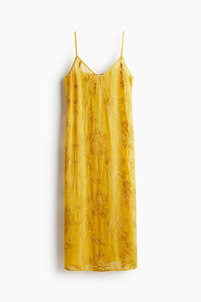 Embellished Slip Dress