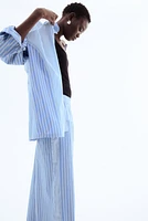 Loose-Fit Cotton Pants