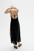 Tie-Detail Maxi Dress