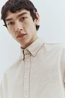 Regular-Fit Short-Sleeved Oxford Shirt