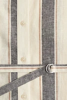 Linen-Blend Shirt Dress
